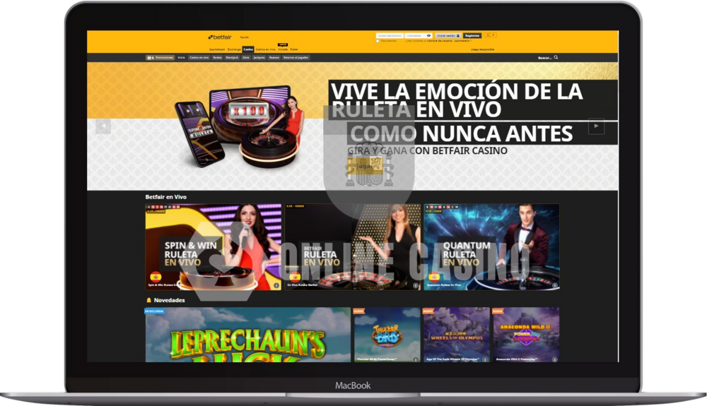 Betfair Casino desktop Betfair Casino desktop